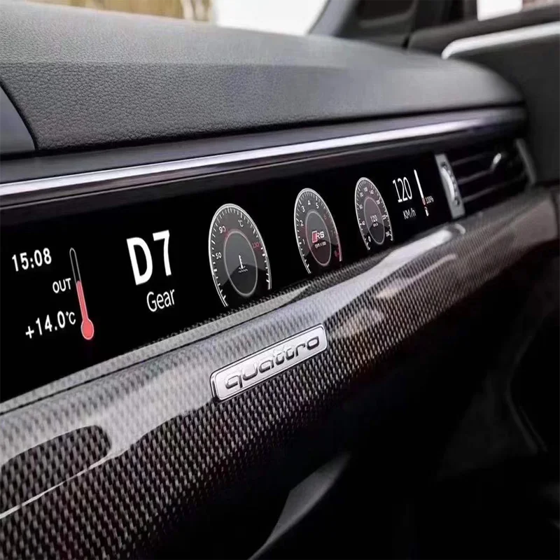 For2017-2022Audi A4 A5 S4 S5 RS4 RS5 Co-pilot LCD gauge Co-pilot display Interior modifications Virtual driving instrumentation