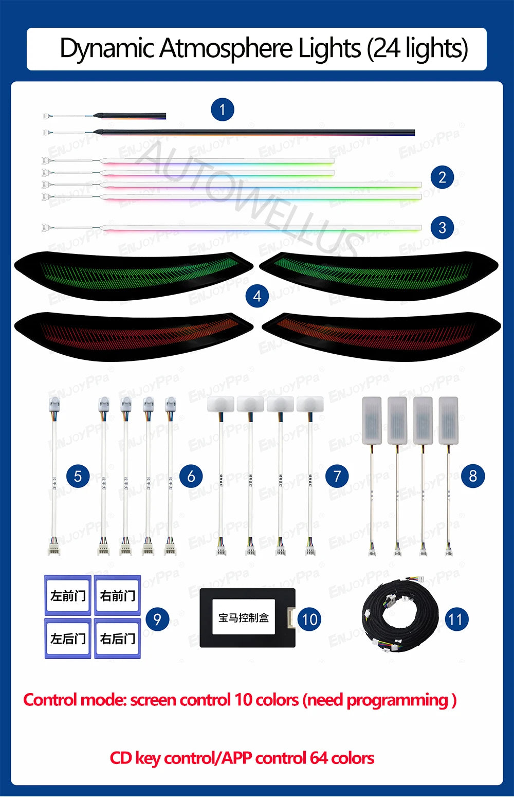 Ambient Light for BMW 3 Series F35 320i 328li 2013-2019