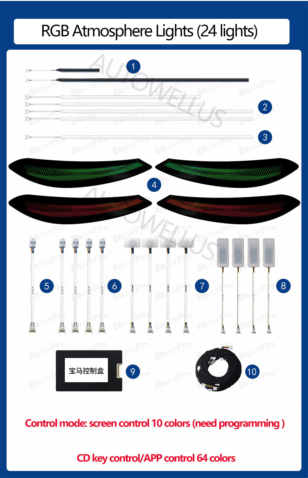 Ambient Light for BMW 3 Series F35 320i 328li 2013-2019